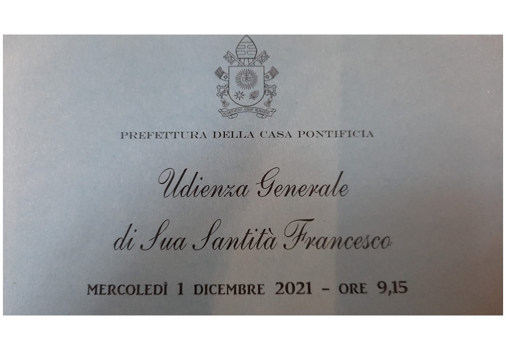 Una giornata storica – UNPISI in Udienza Papale –  Roma, 01 dicembre 2021