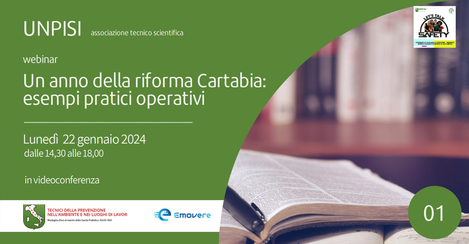 Disponibili contenuti del Webinar “Un anno della riforma Cartabia – esempi pratici operativi” – Lunedì 22 gennaio 2024